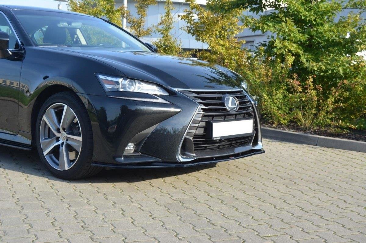 Front Ansatz V.1 für Lexus GS Mk4 Facelift schwarz Hochglanz
