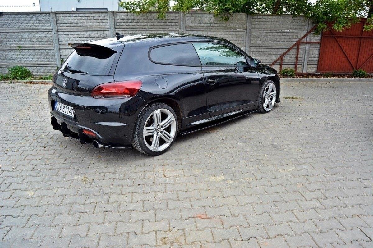VW SCIROCCO R Diffusor Heck Ansatz für Heckschürze für & Heck Ansatz Flaps Diffusor für