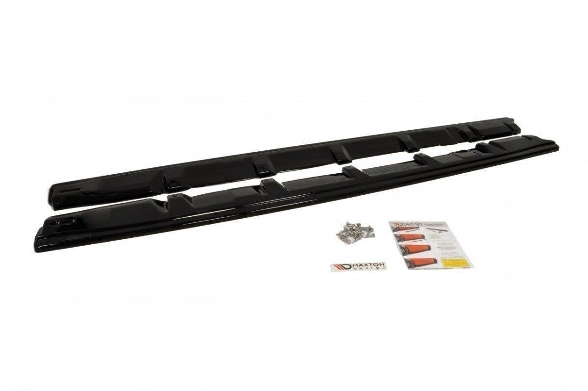 Seitenschweller Ansatz für V.1 für SUBARU WRX STI schwarz Hochglanz