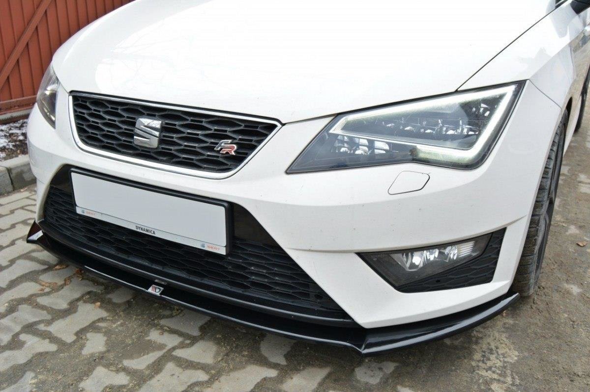 Front Ansatz für SEAT LEON III CUPRA / FR schwarz Hochglanz