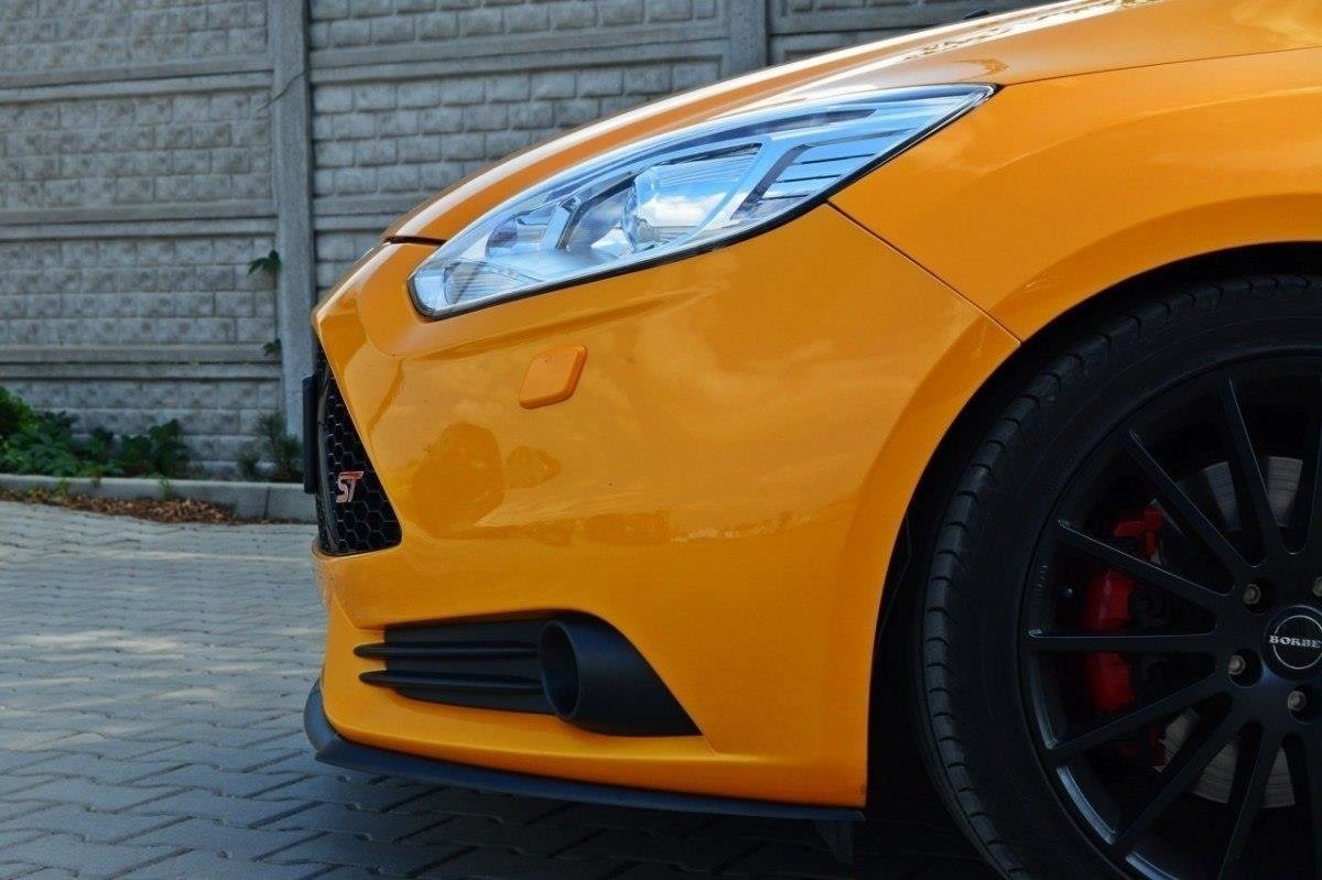 Front Ansatz für Ford Focus ST Mk3 (Cupra) schwarz Hochglanz