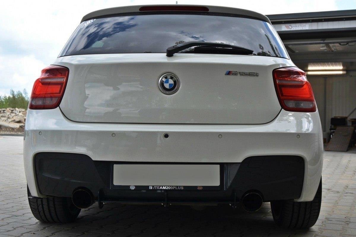 BMW 1er F20/F21 M-POWER Diffusor Heck Ansatz für Heckschürze für & Heck Ansatz Flaps Diffusor für (vor Facelift)