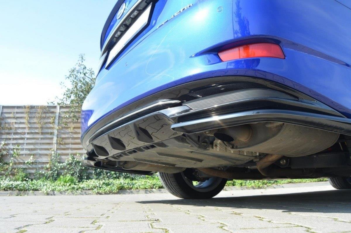 Diffusor Heck Ansatz für Lexus GS Mk4 Facelift H schwarz Hochglanz