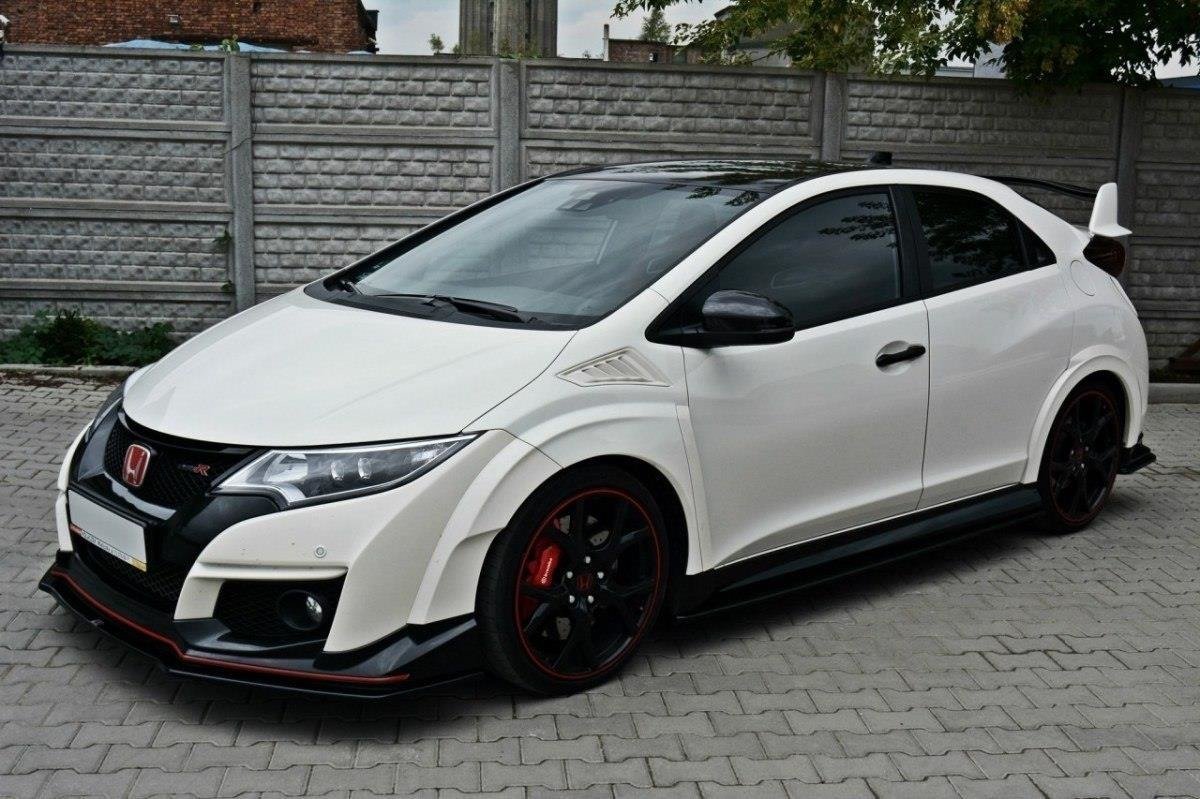 Front Ansatz für v.1 HONDA CIVIC IX TYPE R schwarz Hochglanz