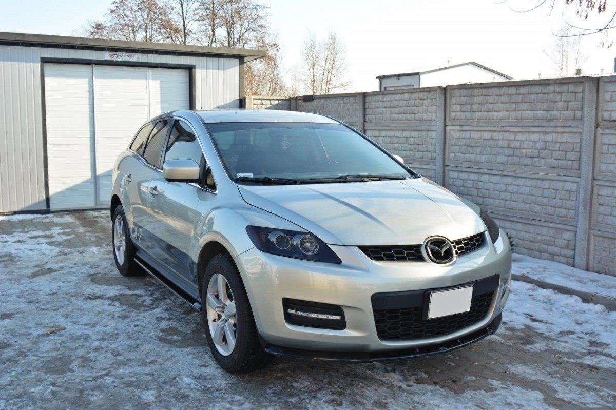 Front Ansatz für MAZDA CX-7 schwarz Hochglanz