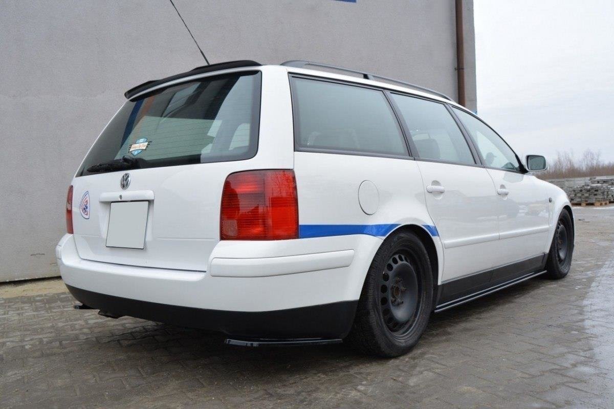 Spoiler CAP für VW PASSAT B5 Kombi schwarz Hochglanz