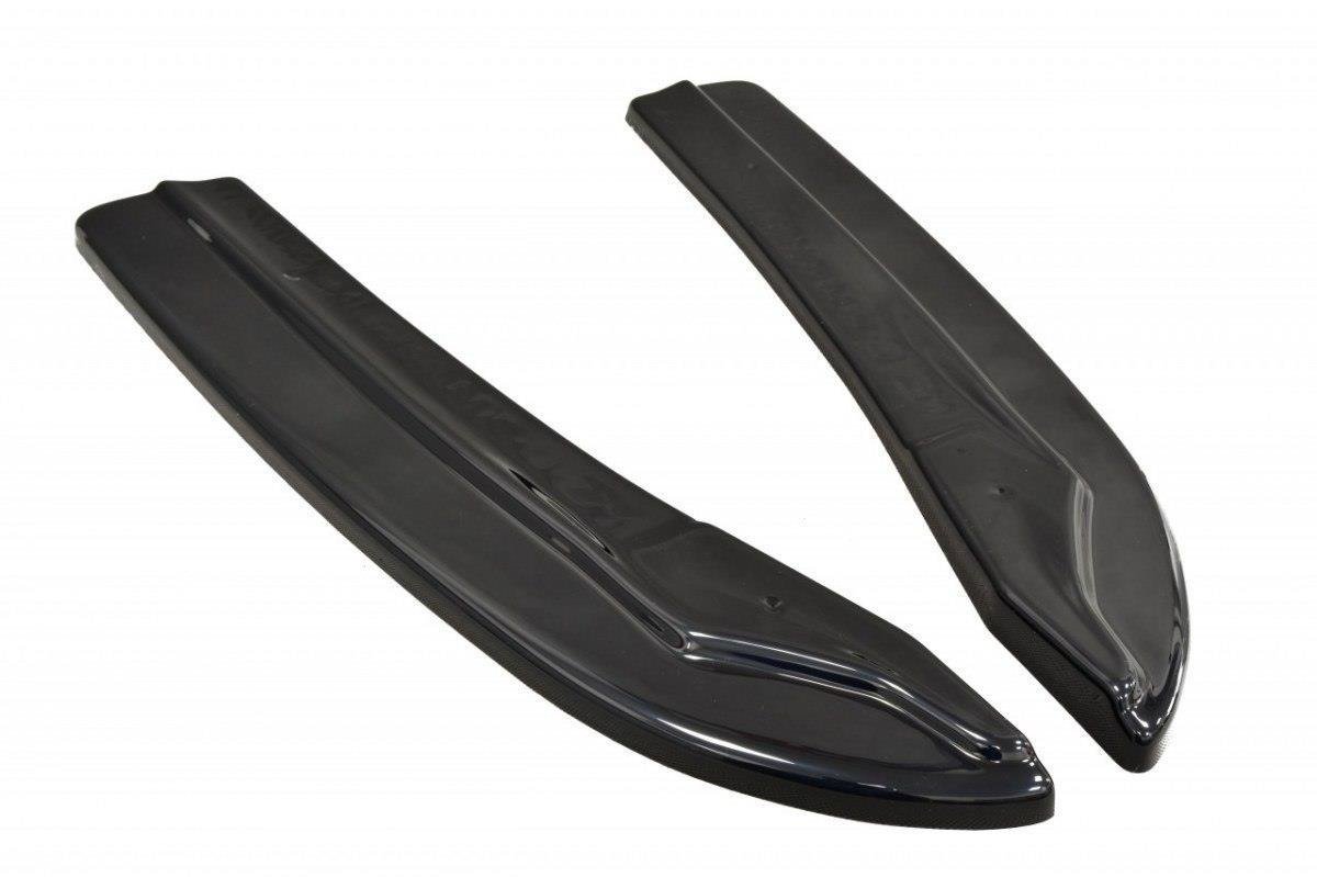 Heck Ansatz Flaps Diffusor für Mercedes-Benz C Limousine / Kombi AMG-Line W204 / S204 schwarz Hochglanz