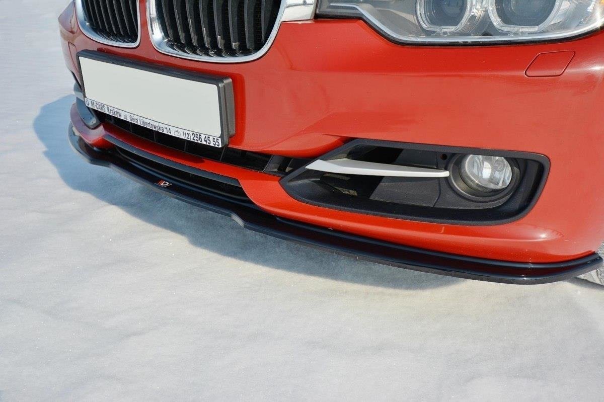 Front Ansatz V.1 für BMW 3er F30 schwarz Hochglanz