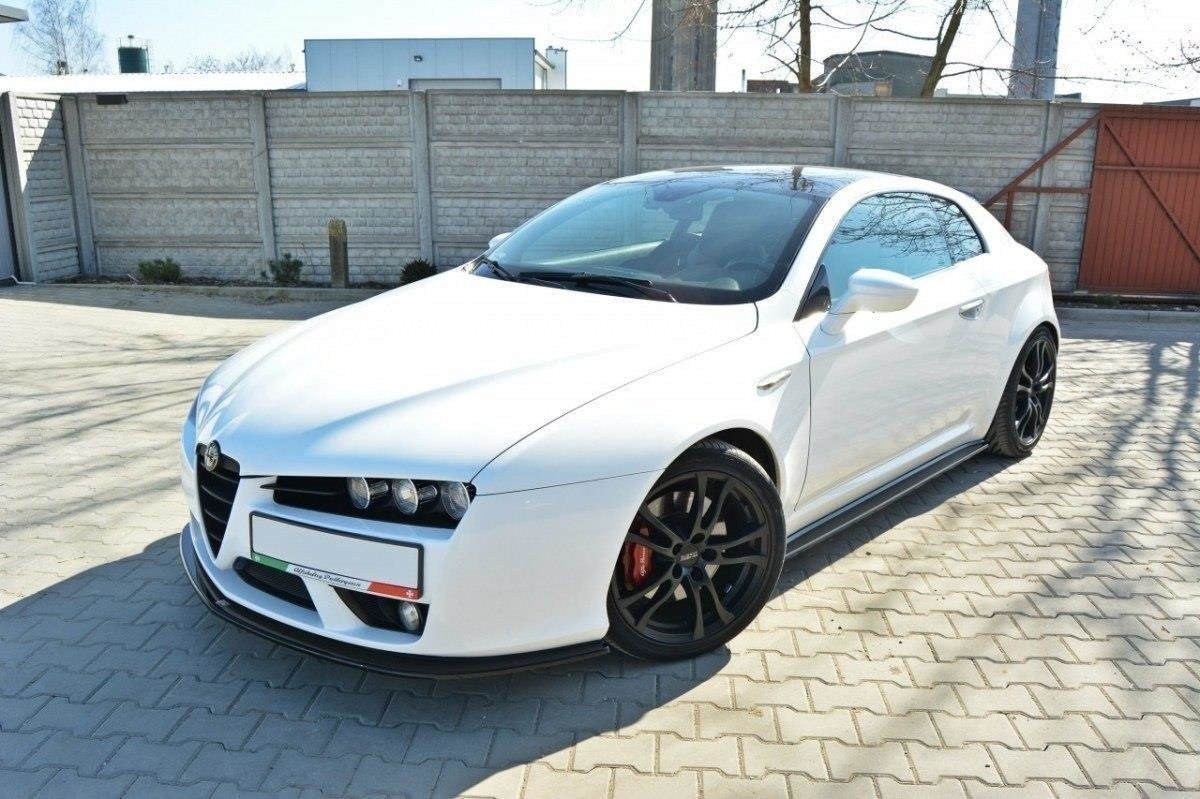 Front Ansatz für Alfa Romeo Brera schwarz Hochglanz