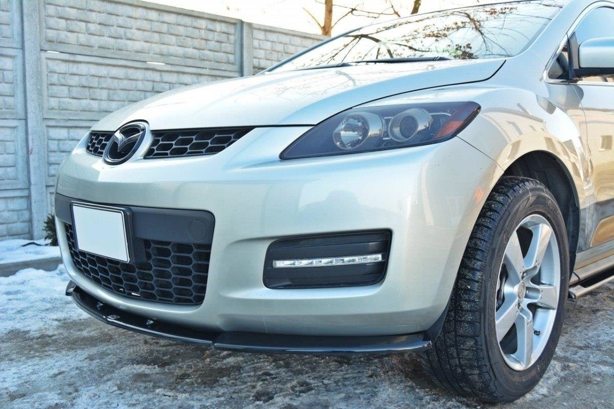 Front Ansatz für MAZDA CX-7 schwarz Hochglanz