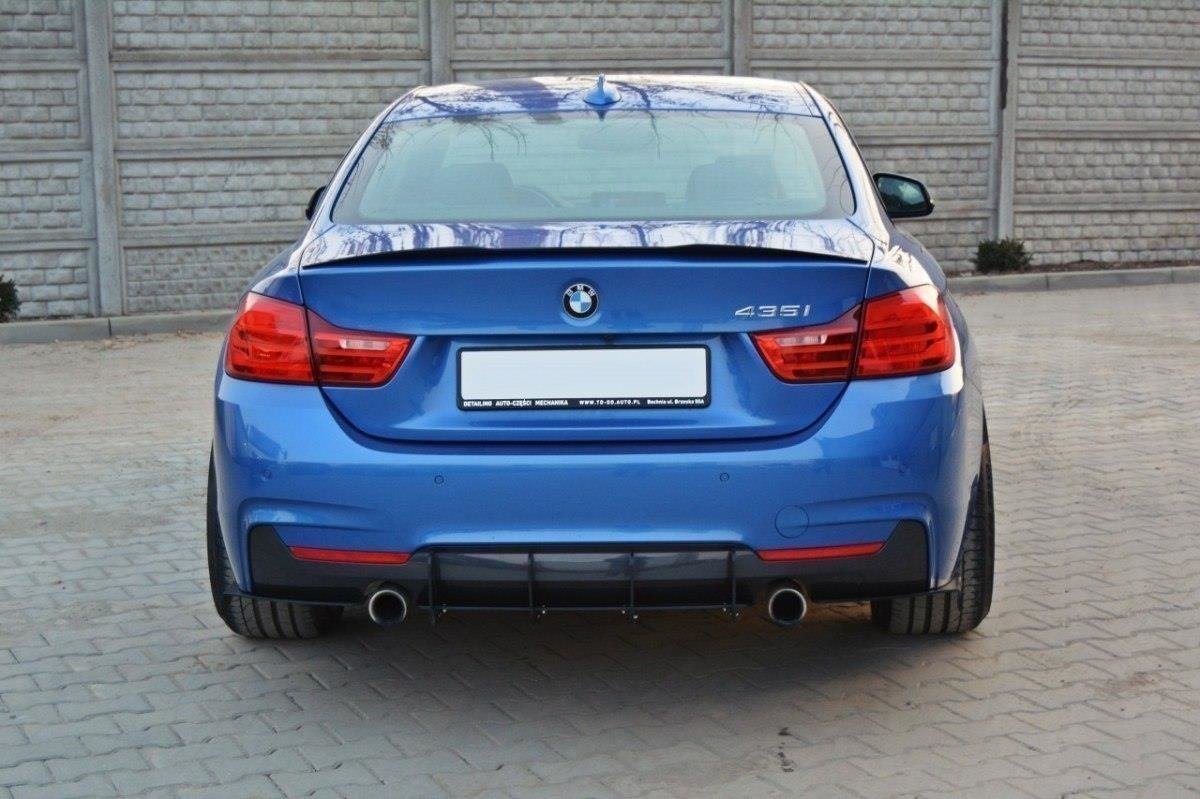 Diffusor Heck Ansatz für Heckschürze für & Heck Ansatz Flaps Diffusor für BMW 4er Coupe / Gran Coupe / Cabrio M-Paket F32 / F36 / F33