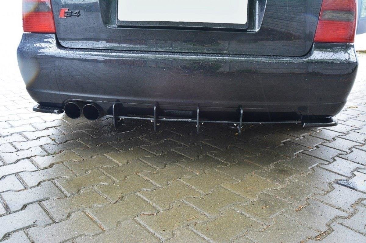 Diffusor Heck Ansatz für Heckschürze für AUDI S4 B5 Avant