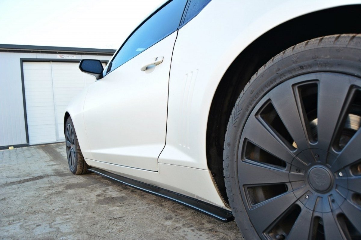 Seitenschweller Ansatz für CHEVROLET CAMARO V SS - US, EU VERSION (vor Facelift) Carbon Look