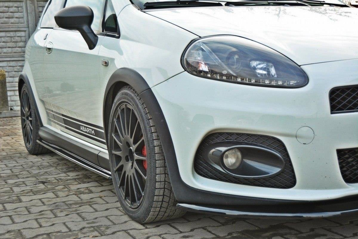Seitenschweller Ansatz für FIAT GRANDE PUNTO ABARTH Carbon Look