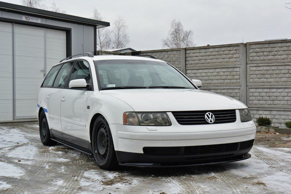 Front Ansatz für VW PASSAT B5 schwarz Hochglanz