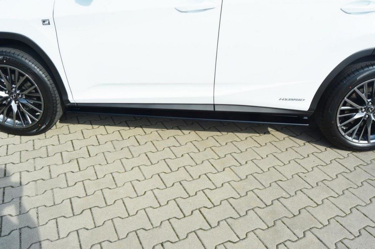 Seitenschweller Ansatz für Lexus RX Mk4 schwarz Hochglanz