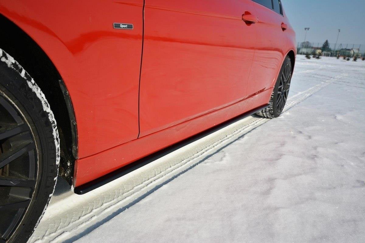 Seitenschweller Ansatz für BMW 3er F30 schwarz Hochglanz