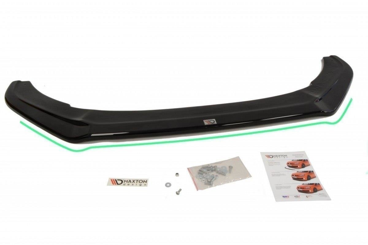 Front Ansatz V.2 für VW Polo GTI Mk5 Facelift schwarz Hochglanz