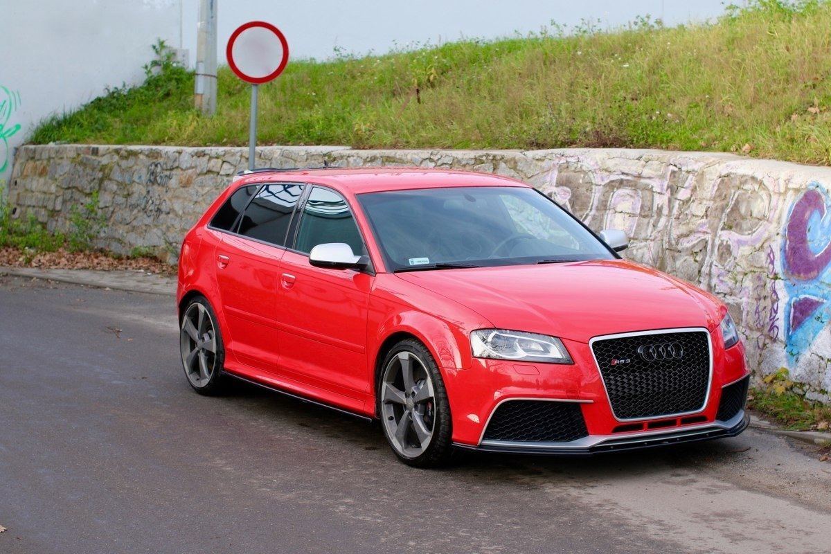 Seitenschweller Ansatz für Audi S3 8P / S3 8P FL / RS3 8P schwarz Hochglanz