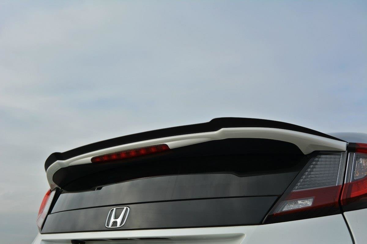 Spoiler CAP für Honda Civic Mk9 Facelift schwarz Hochglanz