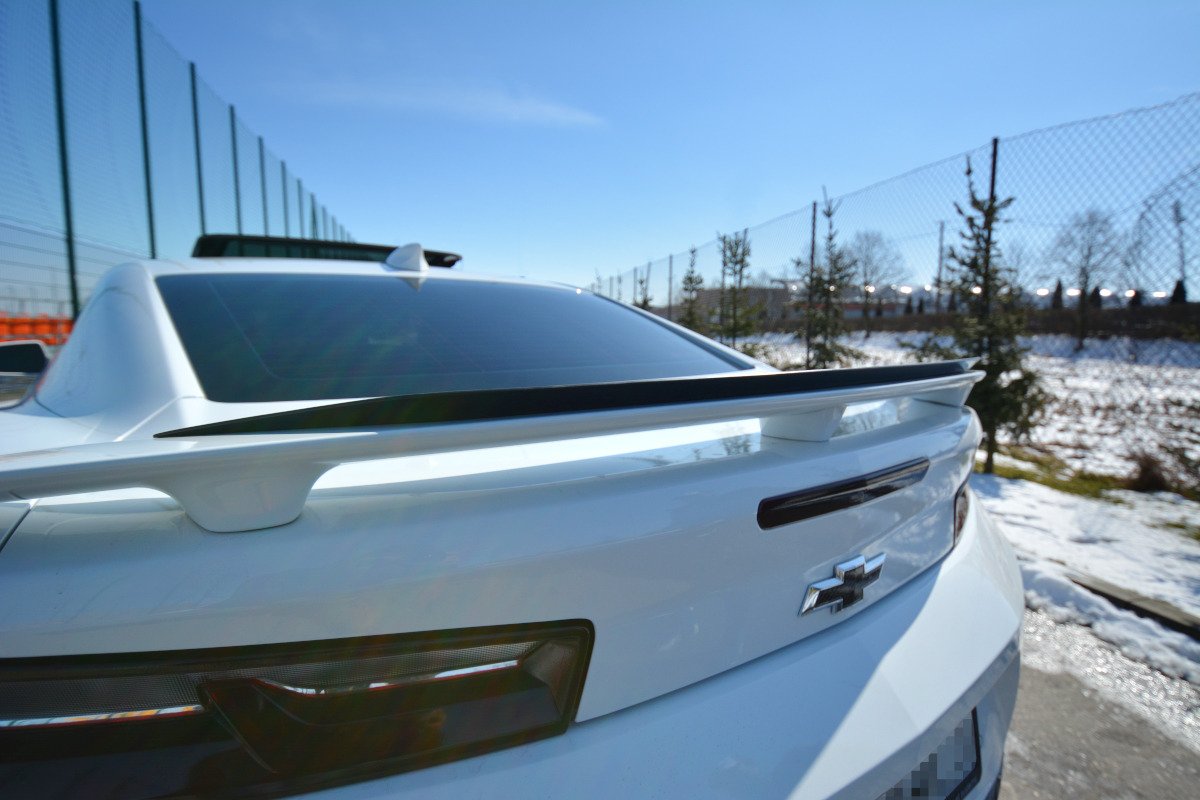 Spoiler CAP für CHEVROLET CAMARO 6TH-GEN. PHASE-I 2SS COUPE schwarz Hochglanz