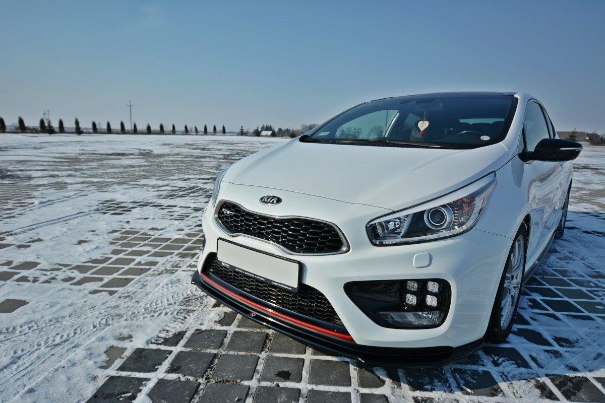 Front Ansatz V.1 für KIA CEE"D / PRO CEE"D GT MK2 schwarz Hochglanz