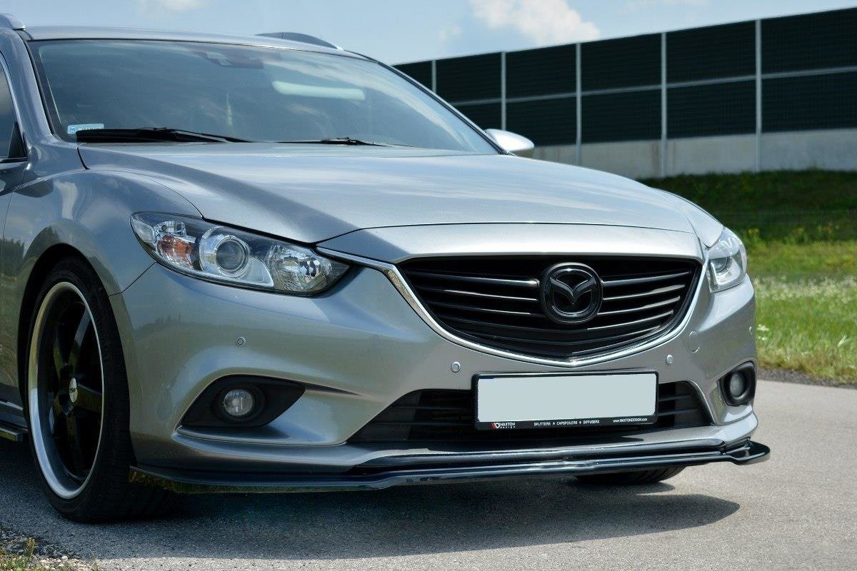 Front Ansatz V.1 für Mazda 6 GJ (Mk3) schwarz Hochglanz