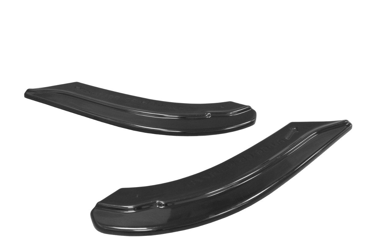 Heck Ansatz Flaps Diffusor für Audi S6 C5 schwarz Hochglanz