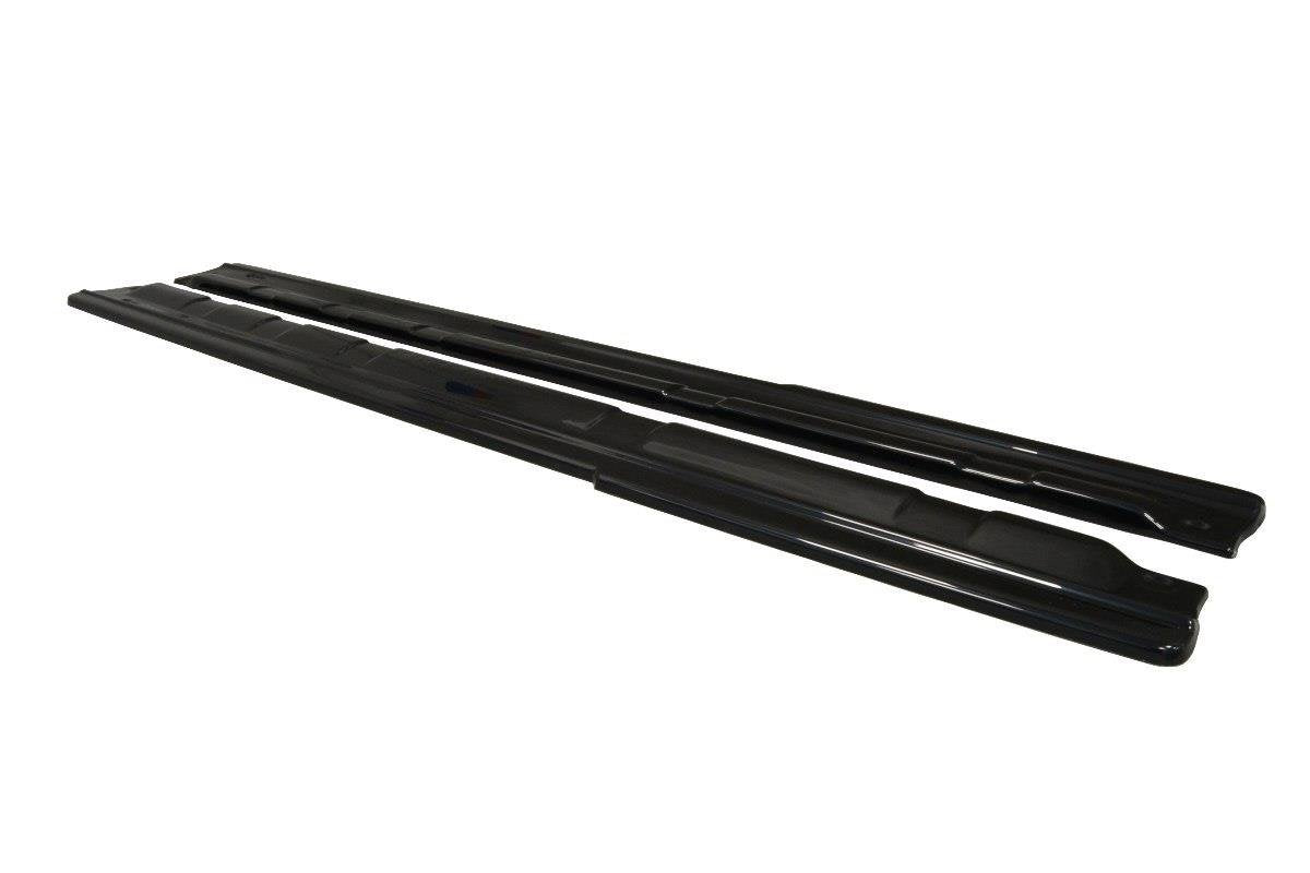 Seitenschweller Ansatz für Renault Laguna mk 3 Coupe schwarz Hochglanz