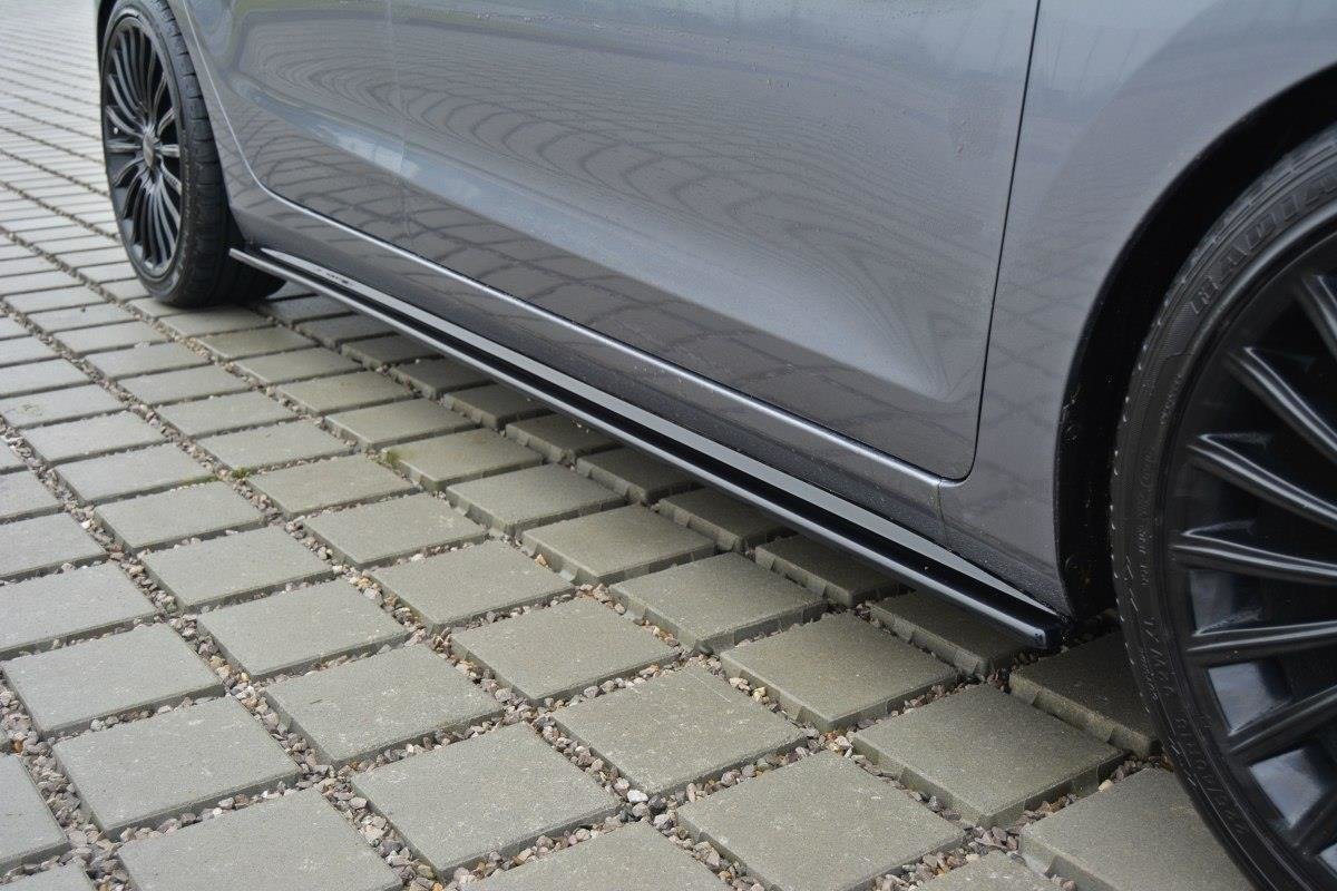 Seitenschweller Ansatz für Hyundai i30 mk.2 schwarz Hochglanz