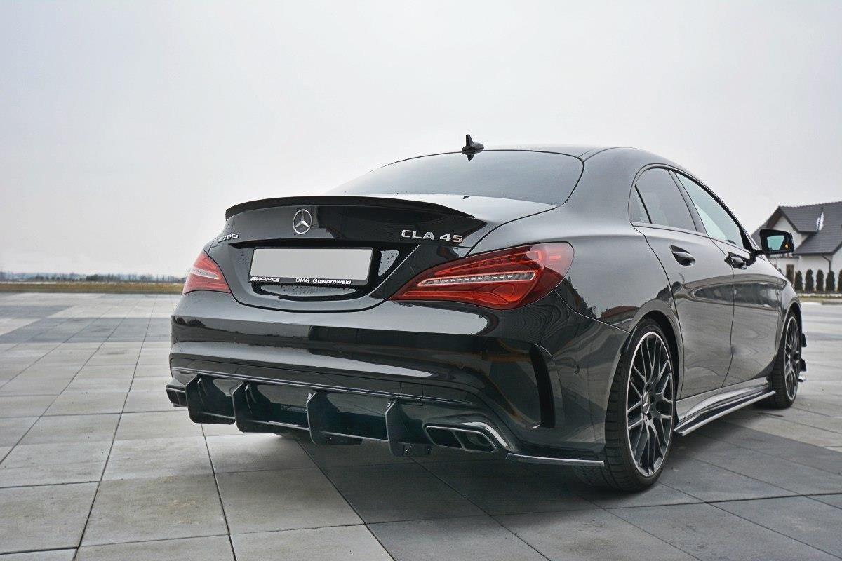 Diffusor Heck Ansatz für Heckschürze V.1 für Mercedes CLA A45 AMG C117 Facelift
