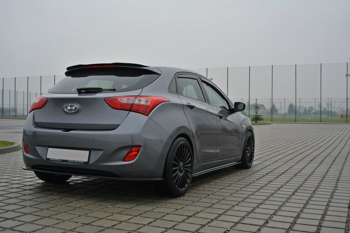 Seitenschweller Ansatz für Hyundai i30 mk.2 schwarz Hochglanz