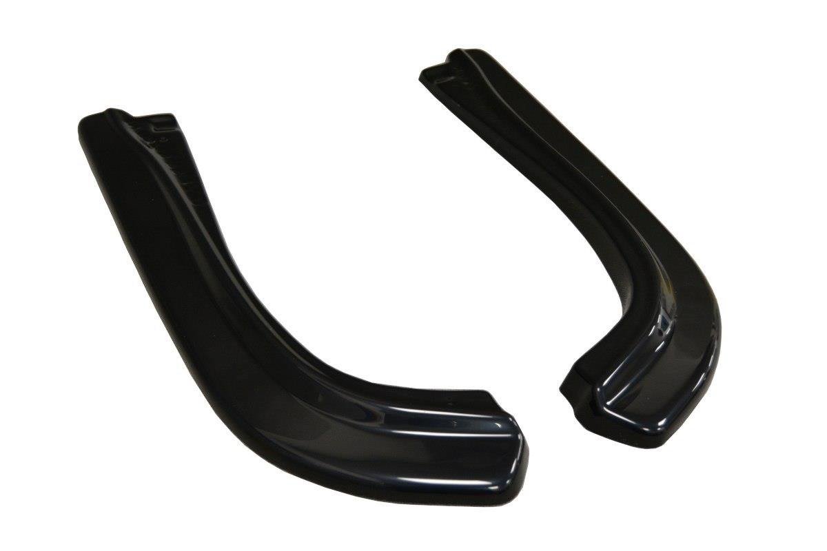 Heck Ansatz Flaps Diffusor für Infiniti G37 Limousine schwarz Hochglanz