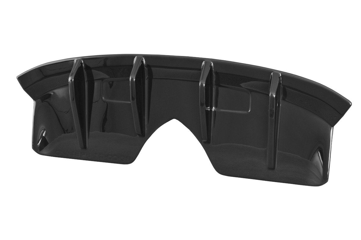 Diffusor Heck Ansatz für BENTLEY CONTINENTAL GT schwarz Hochglanz