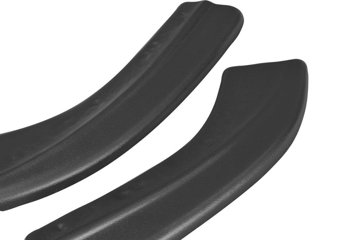 Heck Ansatz Flaps Diffusor für Skoda Rapid Spaceback schwarz Hochglanz