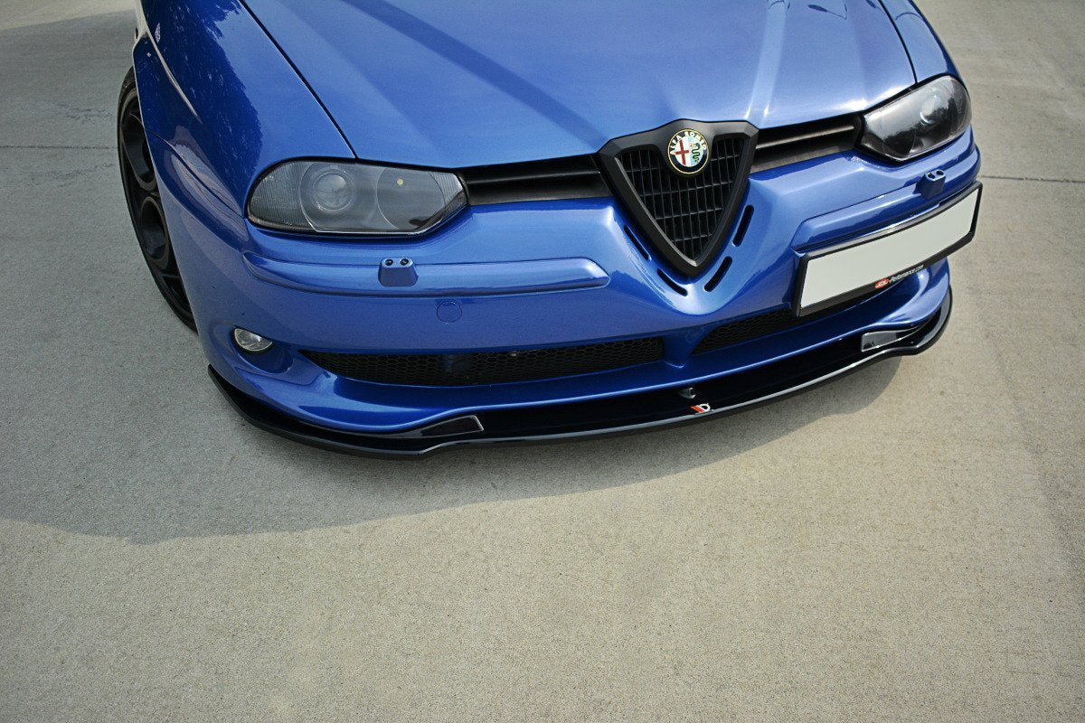 Front Ansatz V.1 für ALFA ROMEO 156 GTA schwarz Hochglanz
