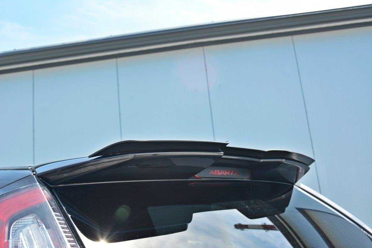 Spoiler CAP für Abarth Punto Evo schwarz Hochglanz