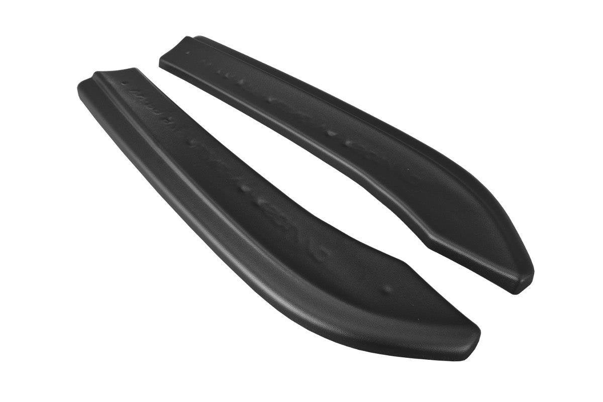 Heck Ansatz Flaps Diffusor für Vw Passat B7 R-Line Variant Carbon Look