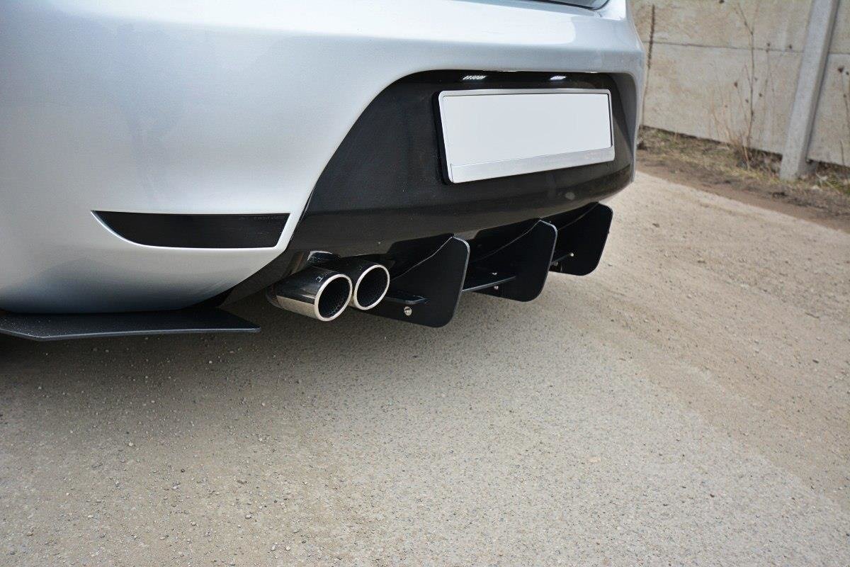 Diffusor Heck Ansatz für Heckschürze V.1 für Seat Leon Mk2 Cupra/ FR
