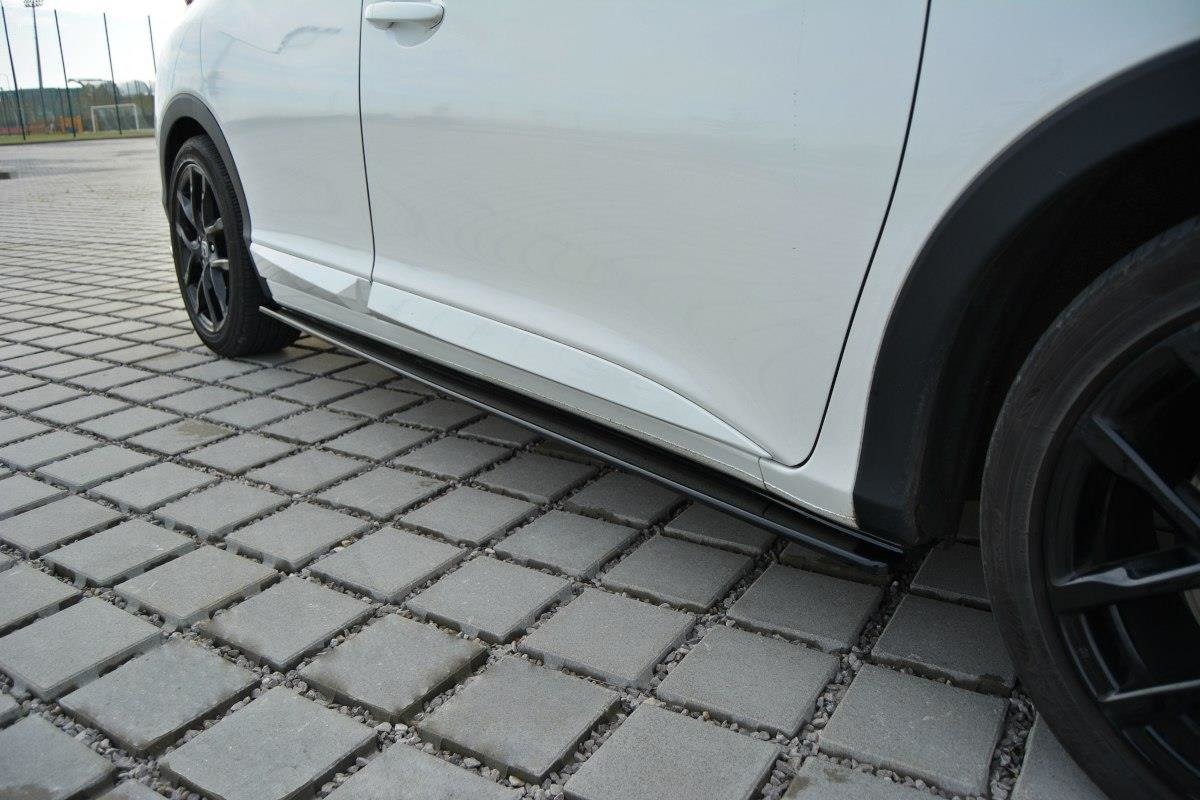 Seitenschweller Ansatz für Honda Civic Mk9 schwarz Hochglanz