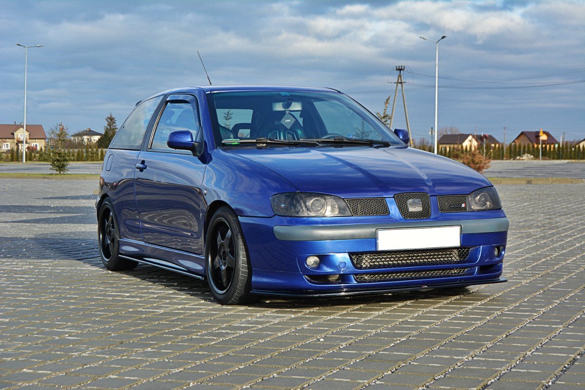 Front Ansatz V.1 für SEAT IBIZA MK2 FACELIFT CUPRA schwarz Hochglanz