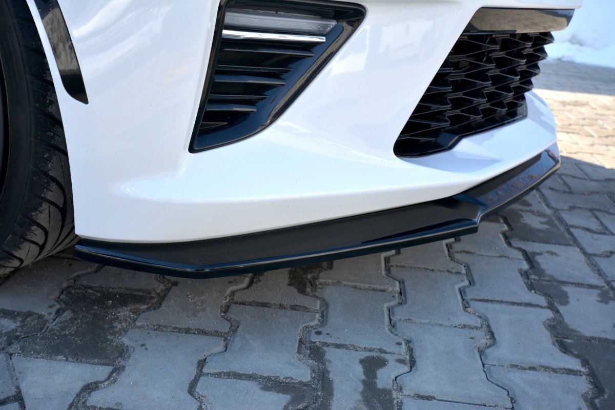 Front Ansatz V.2 für CHEVROLET CAMARO 6TH-GEN. PHASE-I 2SS COUPE schwarz Hochglanz