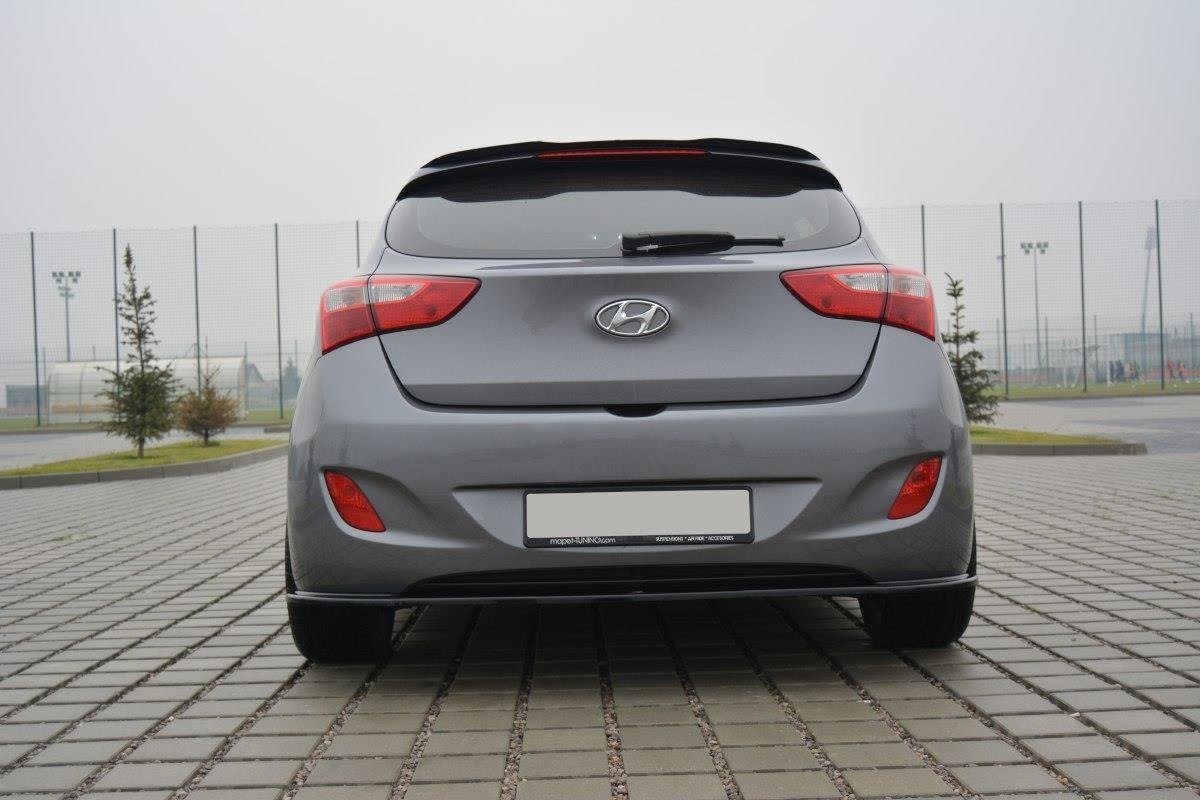 Spoiler CAP für Hyundai i30 mk.2 schwarz Hochglanz