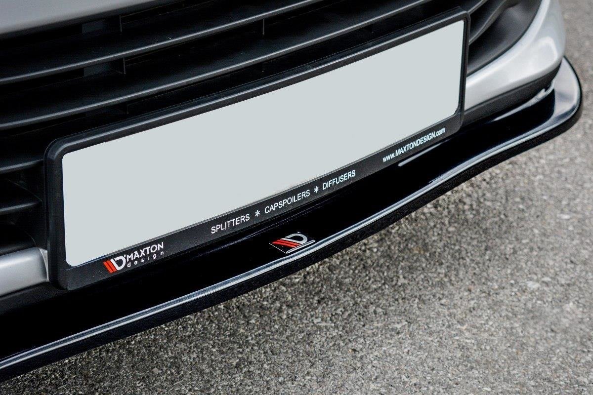 Front Ansatz V.1 für Renault Clio Mk4 schwarz Hochglanz