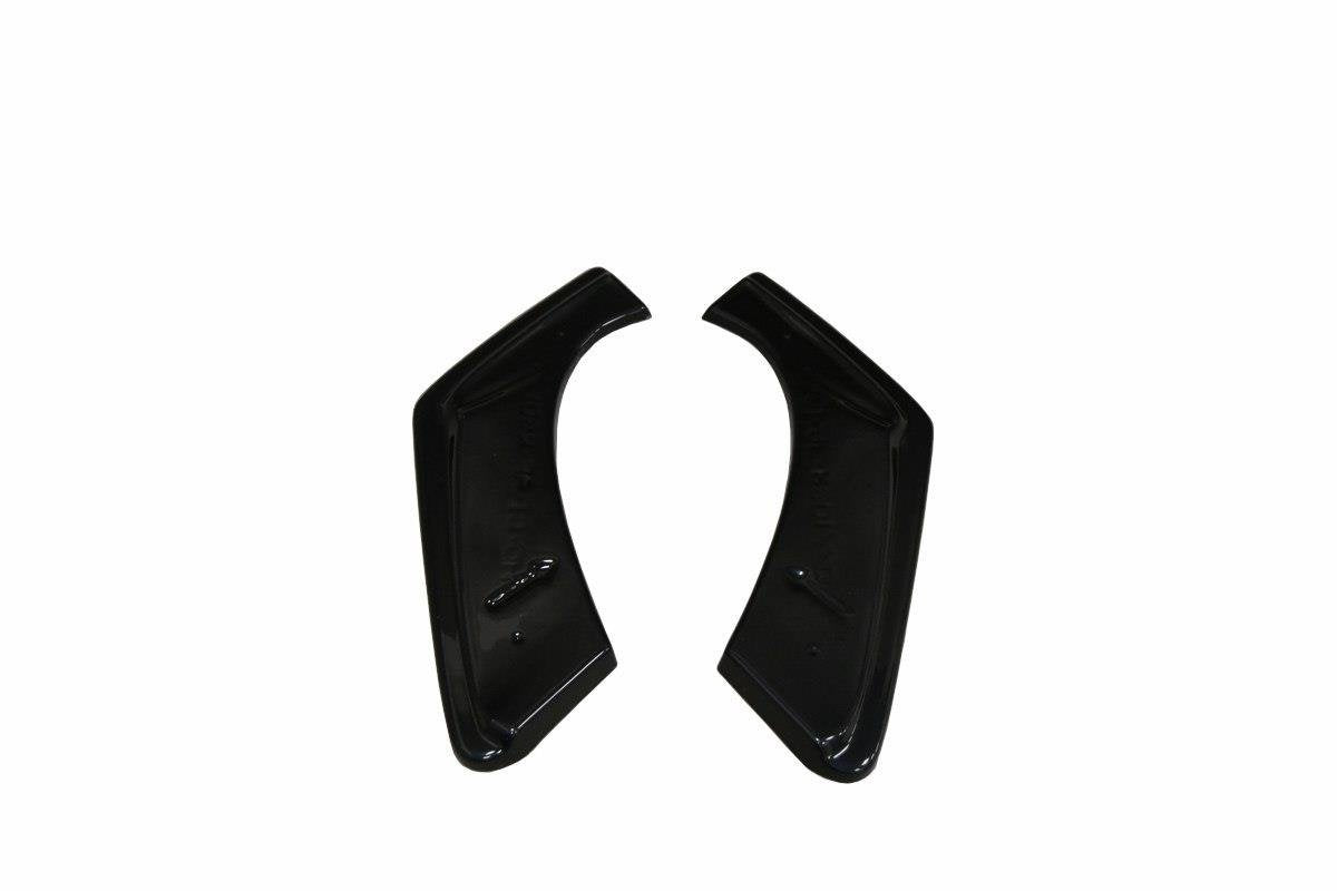 Heck Ansatz Flaps Diffusor für Honda Civic Mk9 Facelift schwarz Hochglanz