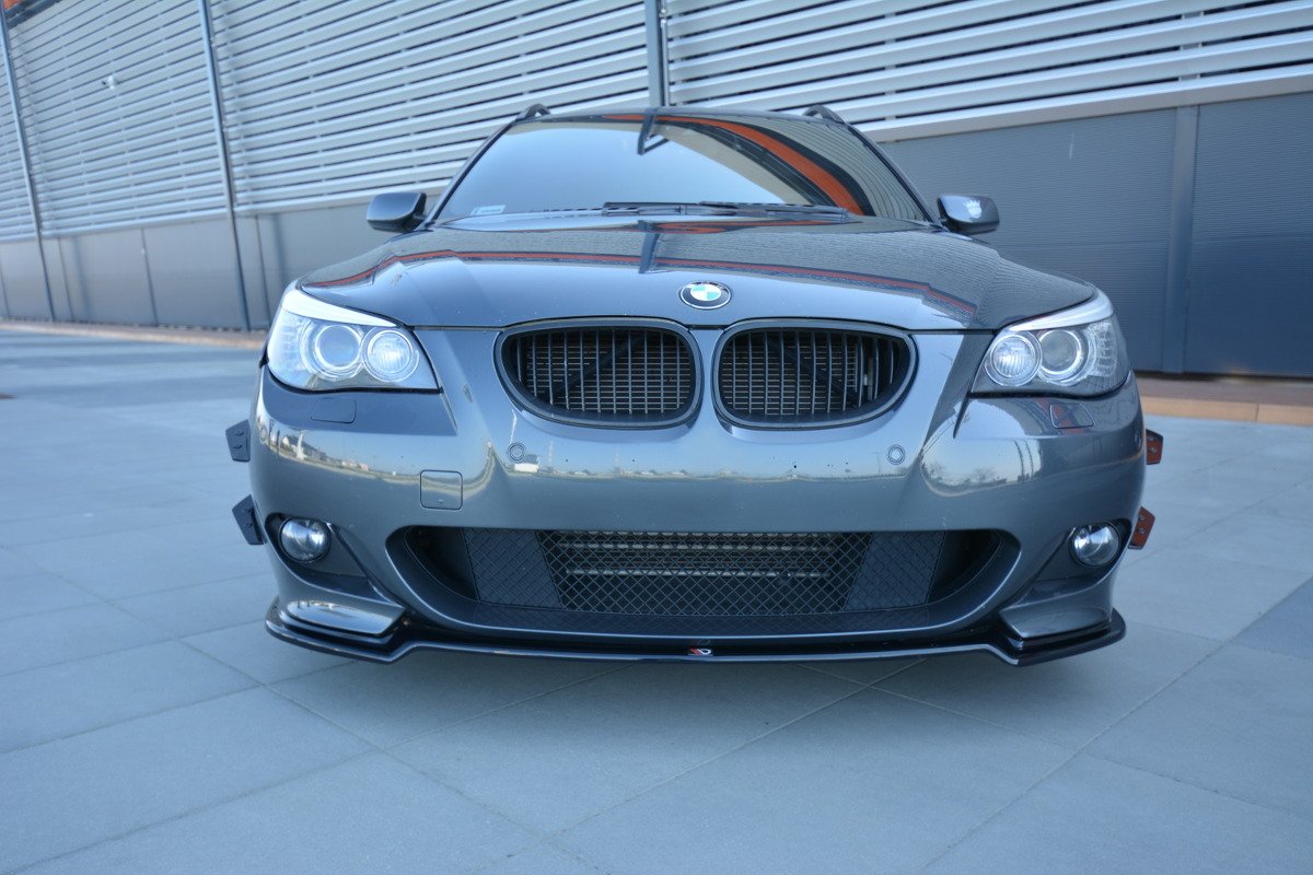 Front Ansatz für BMW 5er E60/61 M Paket schwarz Hochglanz