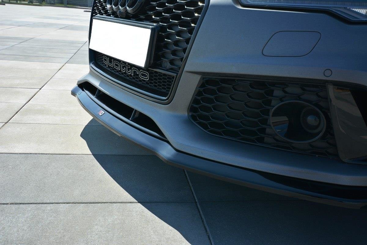 Front Ansatz V.2 für Audi RS7 C7 schwarz Hochglanz