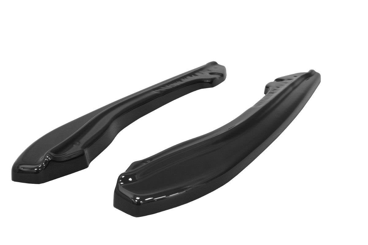 Heck Ansatz Flaps Diffusor für BMW M6 E63 Carbon Look