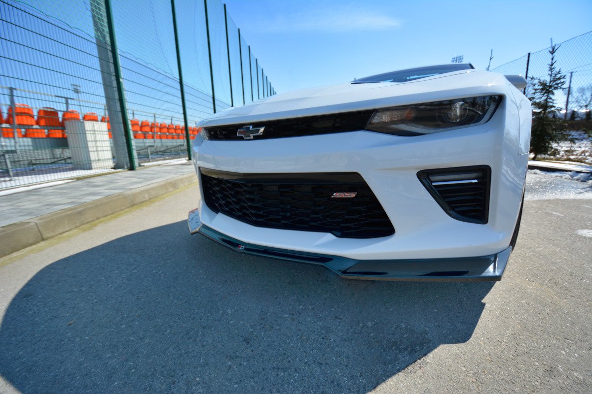 Front Ansatz V.1 für CHEVROLET CAMARO 6TH-GEN. PHASE-I 2SS COUPE schwarz Hochglanz