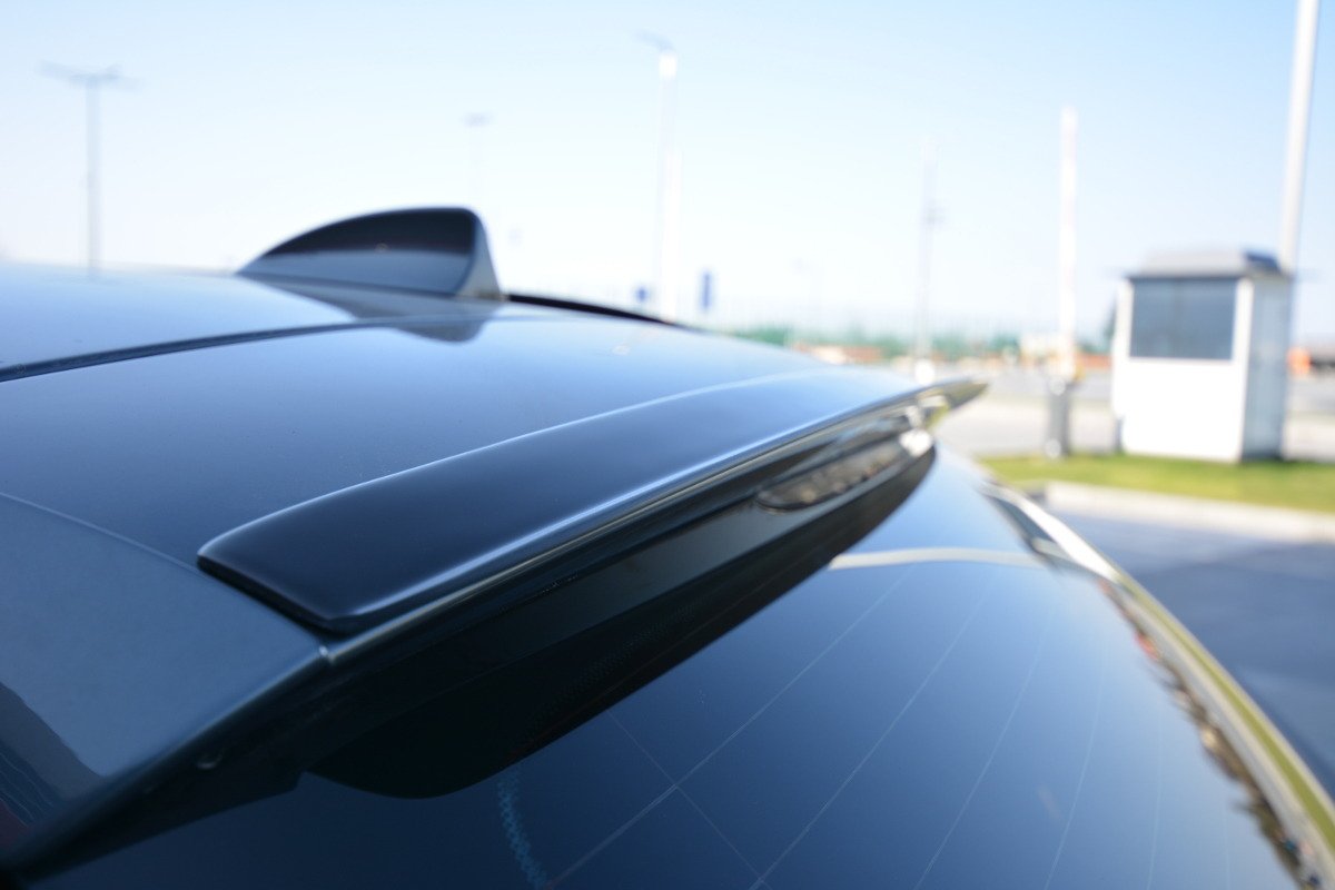 Spoiler CAP für BMW 5er E61 M Paket schwarz matt